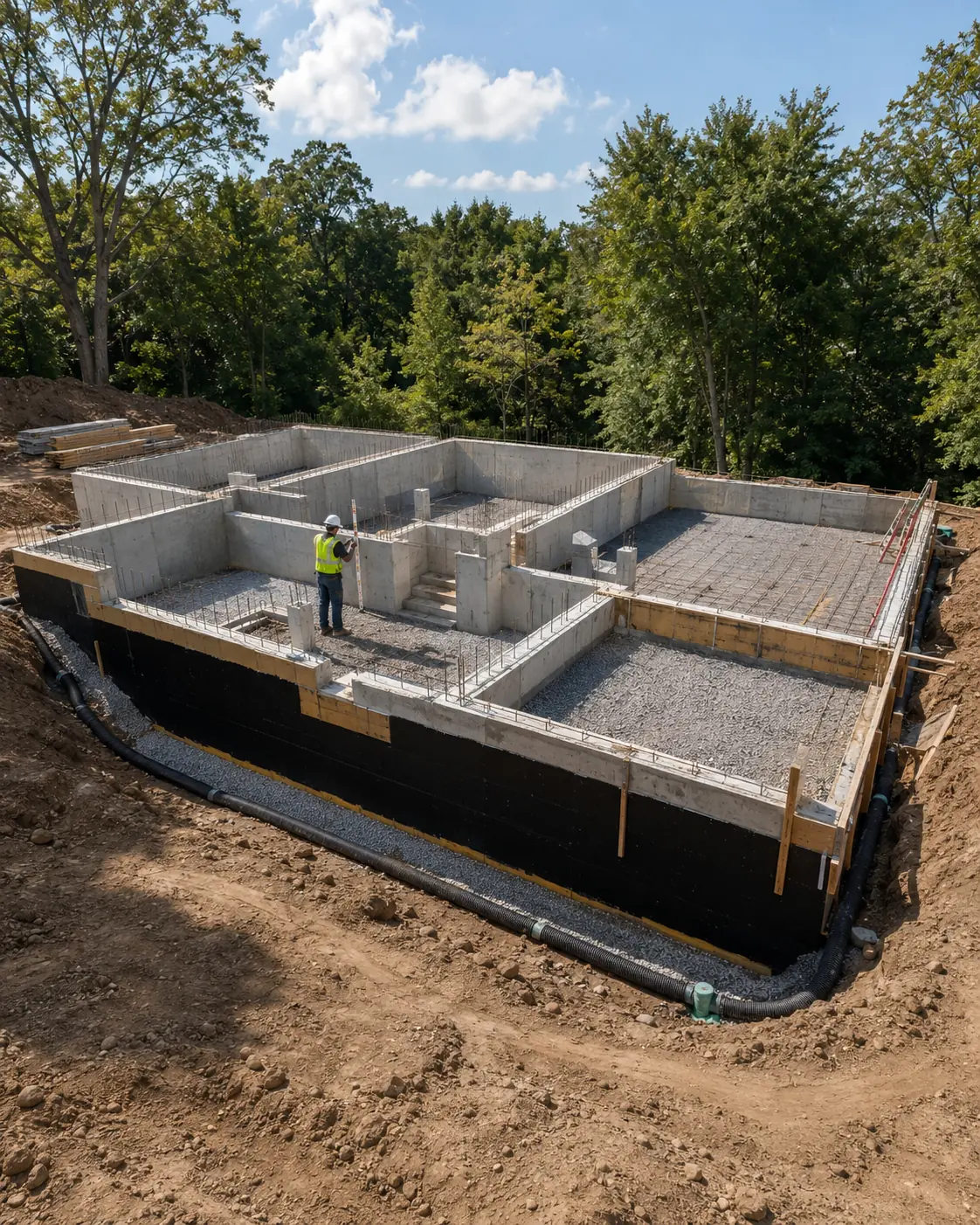 Foundation — footings and foundation walls