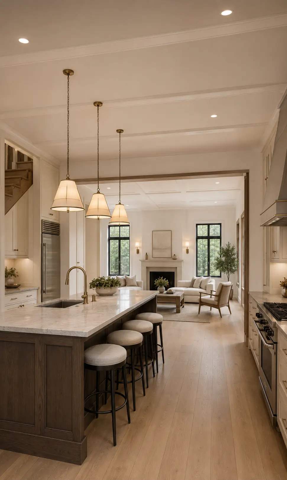 Interior finishes — the completed home